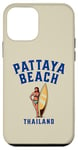 Coque pour iPhone 12 mini Pattaya Beach Thaïlande Surfeur