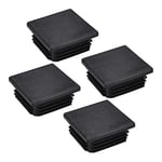 20 pcs Bouchon pour Pied de Chaisse,Bouchon pour Tuyau Carré, Capuchon pour Poteau Carré en Plastique pour Pieds de Meuble Trampoline Armoire Étagère