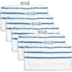 Lot de 5 Lingettes Microfibres Rectangulaires pour Black+Decker Balais Vapeur - Alternative à FSMP20 - Produit Authentique pour