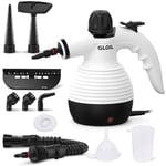 GLOIL Nettoyeur Vapeur,Multi-usage Nettoyant Vapeur,Nettoyeur Vapeur Punaises de Lit Avec 10 Accessoires Pour Taches sur Vitres,Canapé,Sèche,Matelas,Tapis,Voiture,Cuisines-Steamer Cleaner (black)