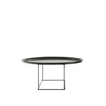 B&B Italia - Fat-Fat Tables, Ø 62 x H 32 cm, Tray Black, Frame Black - Brickbord - Patricia Urquiola - Svart - Metall