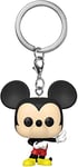 Funko Pop! Keychain: Disney Classics - Mickey Mouse Novelty Keyring - Collectable Mini Figure - Stocking Filler - Gift Idea - Official Merchandise - Movies Fans - Backpack Decor