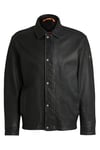 BOSS Mens Jericho Regular-fit Jacket in Leather