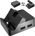 Switch Dock, Station D'accueil Pour Nintendo Switch/Switch Oled Chargeur, Station De Chargement Portable Dock Support 4k/ 1080p Hd Tv Adaptateur Compatible Avec Hd, Usb 3.0 Port,Type-C