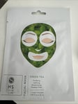 HS Skin Care Facial Sheet mask Green Tea Calming Moisturizing ,KOREAN