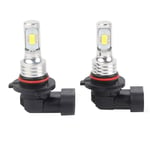 Jeffergarden - 2pcs H10 9145 80W 8000K Blanc led Ampoule Antibrouillard 12-24V Remplacement Universel