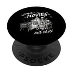 Slogan amusant de films d'horreur pour les fans de films d'horreur PopSockets PopGrip Interchangeable