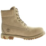 Timberland Premium 6 Inch Beige Womens Boots Leather (archived) - Size UK 3.5