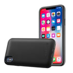 Coque Batterie Chargeur pour  IPHONE Xr  APPLE Power Bank 5200mAh Secours Slim (NOIR) - Neuf