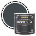 Rust-Oleum Black Scratch-Resistant Floor Paint in Matt Finish - After Dinner 2.5L