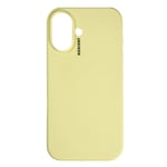 Nudient iPhone 16 Base Silicone Deksel - Pale Yellow