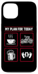 iPhone 13 Classic Motorcycle Biker Plan For Today Coffee Beer Case