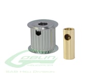 Aluminum Motor Pulley 24T (for 6/8mm motor shaft) - Goblin 770/Goblin 700 Competition [H0175-24-S]