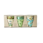 RICE Rice melaminkopp small 6-pack Wildlife mint