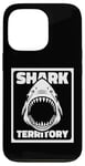 Coque pour iPhone 13 Pro Shark Territory Whale Hammerhead White Lover Shark