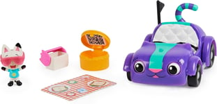 Gabby’s Dollhouse, Carlita Toy Car with Pandy Paws Collectible Figure and 2 Toys