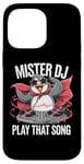 iPhone 14 Pro Max Funny Penguin DJ Mister DJ Play That Song Youth & Adults Case