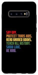 Coque pour Galaxy S10+ Dites à Gay Protect Trans Kids Be Kind Be Kind LGBTQ Rainbow Pride