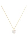 Kate Spade New York April Heart Pendant, Clear/Gold