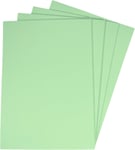 Lot De 50 Feuilles De Papier Cartonné Vert Clair A4 160 G/M² Pour Imprimante Photocopieuse