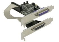 DELOCK –  PCI Express x1 Card to 2 x Parallel (89125)