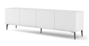 Tv-taso Ravenna C FURNLUX CLASSIC, 200x42x56 cm, valkoinen