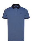 GANT 4-Col Oxford Ss Pique Blå