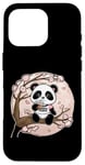 Coque pour iPhone 16 Pro Panda Kawaii avec Bubble Tea