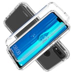 Coque pour Huawei P Smart Plus 2019 / Honor 20 Lite, Antichoc Transparent TPU Souple et PC Rigide 360°Full Body Protection Housse Etui pour Huawei P Smart Plus 2019 / Honor 20 Lite, Transparent