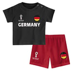 FIFA Official World Cup 2022 Tee & Short Set, Baby's, Germany, Team Colours, 18 Months