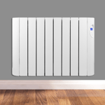 Oil Filled Radiator Heater 1500W Electric Wall Mounted Timer and Thermostat