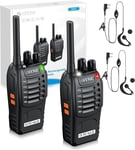 2Pack Professional Walkie Talkies for Adults USB Rechargeable Walkie Talkies Bes