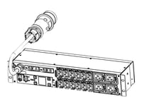 Eaton Epdu G3 Metered Input - Strømfordelerenhet (Kan Monteres I Rack) - Ac 230 V - 3-Faset - Ethernet 10/100, Rs-232 - Inngang: Iec 60309 32A - Utgangskontakter: 16 (Power Iec 60320 C13, Iec 60320 C19) - 2U - 3 M Kabel