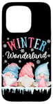 iPhone 15 Pro Walking In A Winter Wonderland Christmas Cute Gnome Matching Case