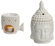 Fischer Pure Nature Duftlampe Buddha Hvit - 1 Stk