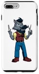 Coque pour iPhone 7 Plus/8 Plus Cartoon Le loup est le barbier