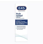 E45 Itch Relief Dermatological Cream Dry Skin Moisturising Eczema Psoriasis 100g