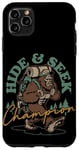 Coque pour iPhone 11 Pro Max Bigfoot Hide and Seek Champion Sasquatch Yeti Funny Bigfoot