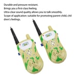 (Camouflage Yellow)2 Pcs Walkie Talkies Super Clear Sound Quality Holding W BST