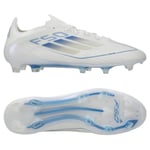 adidas F50 Elite FG Polar Victory - Vit/Silver/Blå - Gräs (FG), storlek 46