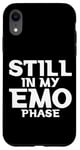 Coque pour iPhone XR Still In My Emo Phase Musique alternative de style gothique