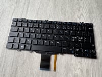 Keyboard Dansk Dell Latitude 5280 5289 5290 7280 7290 7380 7390 030FVP Tangentbord