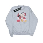 Disney Herr Mickey Och Minnie Jul Kyss Sweatshirt S Sport Sports Grey S