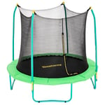 Bestway Trampoline extérieur pour Enfants Xtreme Air - 244 cm x 244 cm x 220 cm - Noir/Vert