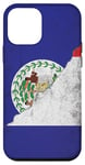 Coque pour iPhone 12 mini Drapeaux France & Belize - Belizean français