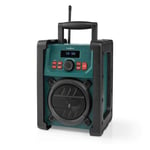 DAB+ Radio | Radio på Arbetsplatsen | DAB+ / FM | 2.2 " | Svart Vit Skärm | Batteridriven / Strömadapter | Digital | 15 W | Blue