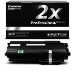 2x Pro Eurotone Toner Replaces Black 1T02S50UT0/PK-1012 Utax P-4020 MFP