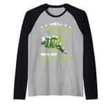 He's Getting Married, We're Just Here To Drink - Raglan Baseball Tee