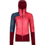 SWISSWOOL PIZ PALÜ JACKET W - C: hot coral T: L