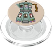 Creative Cozy Coffee House Cafe, Stovetop Espresso Maker PopSockets PopGrip for MagSafe